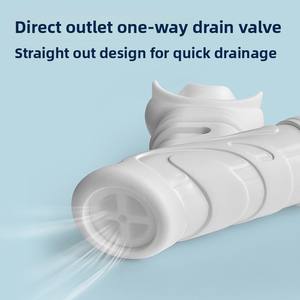 Ensemble de tuba pliable complet pour adultes embout buccal en silicone boule flottante dispositif de respiration sous-marine porte-langue pour la natation - Product Image 3