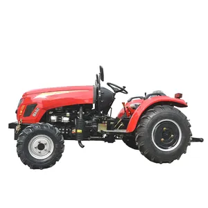 Tractores agrícolas de alta calidad 40 HP 50 HP 55 HP 4 W D y motocultor de carga frontal para tractor para agricultura fabricado en China