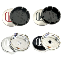 Tapas de Centro de Rueda de 56mm y 60mm para Honda Accord Civic Fit Jazz CRV CRZ City Alice Odyssey, Cubiertas de Llanta con Emblema de Logotipo para Coche