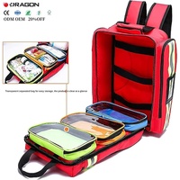 Meilleure vente de sac à dos de premiers soins d'urgence SOS en plein air de haute qualité Kit de traumatologie pour camping randonnée voyage