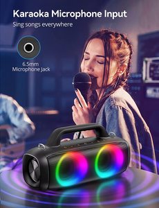 M300 Wireless 80W PartyBox Bluetooth <strong>Speaker</strong> <strong>with</strong> LED Lights IP67 Waterproof <strong>Portable</strong> <strong>Speaker</strong> 12 Hours Playtime Outdoor - Product Image 6