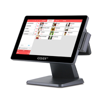 Sistema de Punto de Venta con Pantalla Táctil de 15.6 Pulgadas, Computadora con Windows, Caja Registradora Táctil, Sistema POS con Lector de Tarjetas, Venta al por Mayor