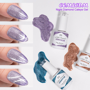 Westink Night Diamond Cat Eye <strong>Gel</strong> Polish 15ml Bottle <strong>Gel</strong> Uv Nails Salon - Product Image 6