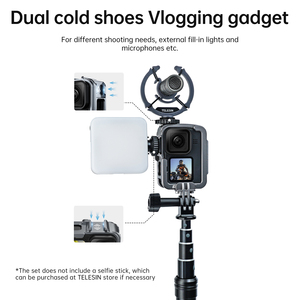 Cage en aluminium Telesin, cage vidéo en métal, <span class=keywords><strong>cadre</strong></span> de protection pour caméra GoPro 11/10/9 - Product Image 5