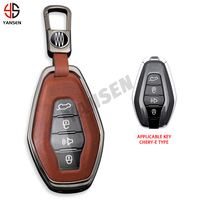 Porte-clés à distance en alliage de Zinc pour Chery Jetour X70 coupé X70 plus X70S X90 plus X95 support porte-clés coque de protection