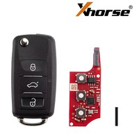 Última Llave Remota Xhorse XEB520EN de 2.ª Generación B5 con Super Chip XT57B de 3 Botones para VVDI Key Tool Max Pro, Actualización de XEB510EN