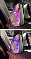 Kit de mise à niveau de l'éclairage ambiant à 64 couleurs W205 pour Mercedes-Benz Classe C C300 C43 C63 Glc X253 Accessoires d'éclairage LED intérieur Garniture