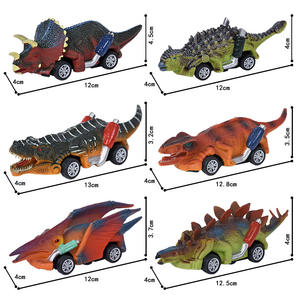Juguete de Coche de Dinosaurio en Miniatura para Niños, Modelo de Dinosaurio Realista con Fuerza de Retroceso, Vehículo Promocional de Plástico con Inercia - Product Image 6