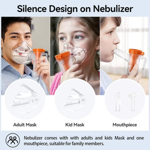 Diakui CE Nebulizador portael genggam portabel kompresor Piston Jet diam medis Nebulizer - Product Image 2