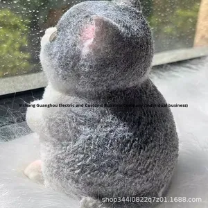 Simulation chaton jouet à presser soulagement du stress haute apparence rebond lent artefact en silicone grande taille 5 à 7 ans - Product Image 3