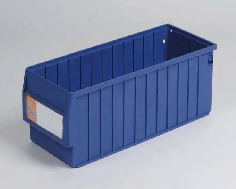 Kualitas Tinggi Kotak Penyimpanan Bin Wadah Plastik Warna Biru