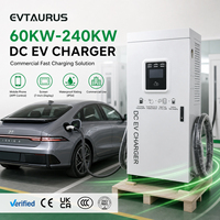 Chargeur de voiture électrique commercial 60 kW 120 kW CCS1 CCS2 Chademo GBT, directement de l'usine, OCPP IP54, station de charge rapide DC pour véhicules électriques