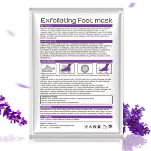 ALIVER Private Label Lavender Peeling Foot Mask Natural <strong>Moisturizing</strong> Exfoliating Foot Masking <strong>Socks</strong> for Dead Skin Callus Remover - Product Image 5