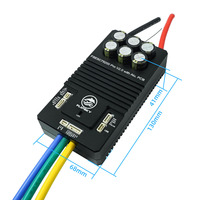 Controlador de Velocidad Flipsky 75200 Pro V2.0 con PCB de Aluminio Basado en VESC para Patineta Eléctrica / Scooter / Bicicleta Eléctrica