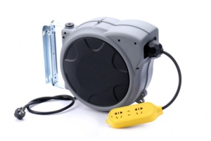 Fabbrica diretta 15m rame + abbeveraggio giardino e autolavaggio 2-in-1 avvolgitubo elettrico acqua con pistola a spruzzo manuale garanzia di due anni - Product Image 5