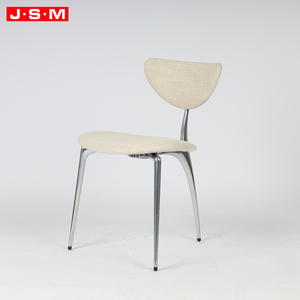เก้าอี้ทานข้าวสมัยใหม่พร้อมเบาะรองนั่งและพนักพิง ขาโลหะ - Product Image 3