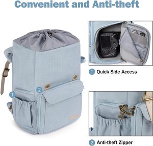 Free sample Rolling Camera <b>Backpack</b>,2-in-1 <b>Convertible</b> Trolley Wheeled Camera Case for DSLR Cameras,Lenses,Extra Large - Product Image 3