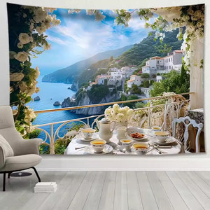 <span class=keywords><strong>Tapisserie</strong></span>/Toile de fond de style nordique pour tête de lit de chambre ou mur décoratif - Product Image 6