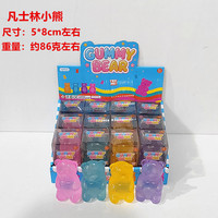 Vaseline Axolotl Squishy Transparent Moldable Non-Rebound Coconut Oil Milk Tea Cup Bear Stress Relief Vent Fidget Toy