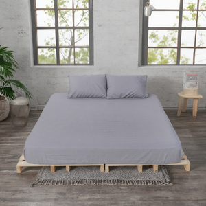 5% Bạc sợi nền tảng tấm trang bị trắng 95% hữu cơ bông nối đất trải giường với dây nối đất - Product Image 5