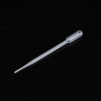 Pipettes Pasteur graduées en plastique PE jetables de laboratoire avec volume réglable, capacité de 0,1 ml à 10 ml, garantie de 3 ans