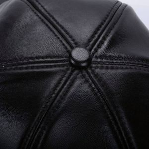 Real Suede Leather Sheepskin Baseball Sports Cap Fall Winter Gender <b>Neutral</b> Duck Tongue Casual Adjustable Cap Sports Men Women - Product Image 6