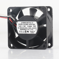 Ventilateur de refroidissement industriel NMB 5V 24V 48V DC12V 0.40A AC EC 6025 60X60X25MM 6CM pour ordinateur et onduleur, trois fils, 2410ML-04W-B69