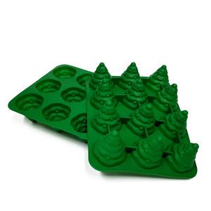 SANS BPA 3D <span class=keywords><strong>Sapin</strong></span> De Noël En Silicone de <span class=keywords><strong>Moule</strong></span> Faire Arbre De Noël Gâteau Chocolat Gelée <span class=keywords><strong>Moule</strong></span> - Product Image 5