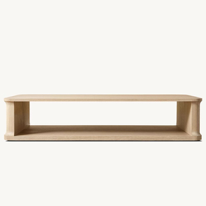 RH Baron Bàn cà phê, sự lựa chọn của vòng hoặc hình chữ nhật thiết kế, hiện đại rắn gỗ Nordic phong cách bảng trong ánh sáng gỗ kết thúc - Product Image 3