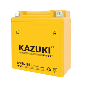 12N5L <span class=keywords><strong>KAZUKI</strong></span> Nuevo Precio de Fábrica Batería de Arranque de Plomo-Ácido 12V 5AH Aki Motor SMF GEL para Motocicleta y Scooter - Product Image 2
