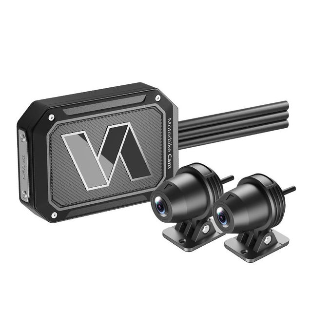 Motorcycle DVR Dual Lens 1080P Smart Connect Action Camera Front/Rearview Hidden Dash Cam IP66 Waterproof WiFi 1 Year Warranty