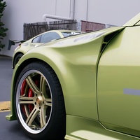 Kit carrosserie large Z33 amélioré pour Nissan 350Z, pare-chocs avant et arrière en fibre de verre, ailes et extensions d'ailes arrière, jupes latérales