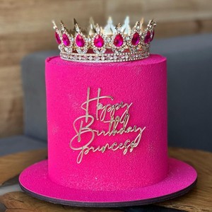 Decoraciones de Pastel de Acrílico al por Mayor para Fiestas de Cumpleaños, Adornos de Pastel de Princesa, Decoración de Pastel de Reina, Recuerdos de Cumpleaños - Product Image 4