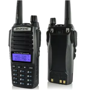 באופנג באיכות גבוהה החדש ביותר UV82 8W BAOFENG כפול להקה דו כיוונית מכשיר קשר שחור טכנו Camon20 טלפון נייד כף יד בע""מ 7.4V