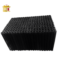 Usine de traitement des eaux usées, Bio-filtre en plastique HDPE, Bio-bloc, 500x500x500mm