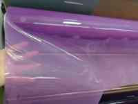 Glänzende Transparente Farbige PVC-Folienrolle für Werbebanner, Schaufensterdekoration und Eventdekoration