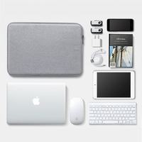 OEM 7,9 9. 7 11 13 14 15 pulgadas Macbook ordenador personalizado logotipo suave poliéster portátil manga y bolsas bolsa funda para Hp Apple