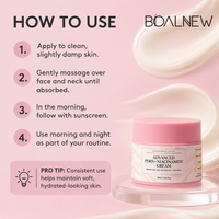 Crème et Lotion Anti-rides et Éclaircissante OEM PDRN Niacinamide, Peptide Rose Actif PDRN, Crème Réparatrice Anti-âge et Éclaircissante pour le Visage