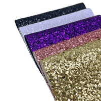Ткань Cigno Solid Colors Chunky Glitter с нетканой основой, устойчивая к плесени, для рукоделия, сумок, обуви, зонтов, домашнего декора, кожи