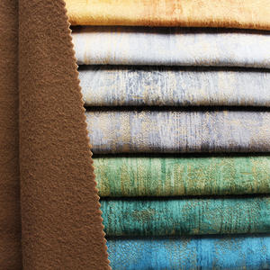 ホームデコファブリックソフトストレッチ防水ソファブロージング100% ポリエステルオランダベルベットプリントファッションテキスタイルカスタムわずか - Product Image 3