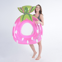 Bouée de piscine scintillante 135 cm, gonflable, pour adultes, plage, personnalisable OEM