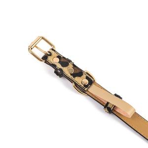 Collar ajustable de cuero de PU para gatos, estampado de leopardo, perros pequeños y medianos, accesorios para collar de mascotas para caminar al aire libre - Product Image 4