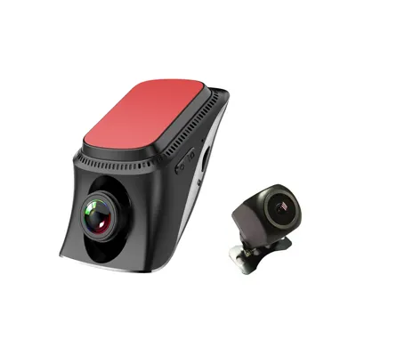 Mini DVR hot sale 1080P HD WIFI CAR dash cam double recorder back 720P phone connection 24 hours parking monitoring