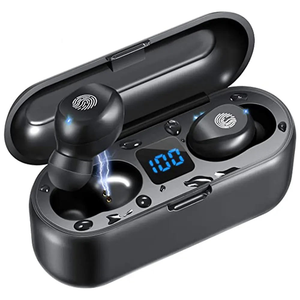 Touch Control F9 9D Stereo Wireless Earbuds 2000Mah Bt 5.0 Wireless F9 Headphone Waterproof Digital Display Headset F9