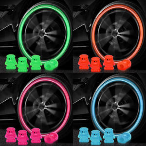 Capuchon de valve de pneu de voiture en ABS, capuchon de protection, buse de valve, valve lumineuse, noyau de valve universel, décoration extérieure automobile - Product Image 6