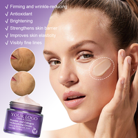 Crème Visage Anti-Âge OEM au Collagène et Peptides : Lisse les Rides, Raffermit la Peau Relâchée, Retient l'Hydratation, Booste l'Éclat et Renforce la Barrière Cutanée