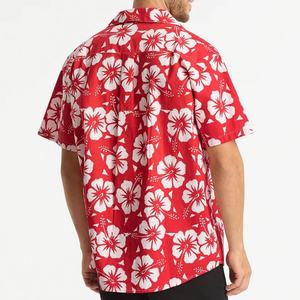 Designer Hawaiian <b>Shirts</b> High Quality Printed Soft and Skin-friendly <b>Shirts</b> OEM <b>Linen</b> <b>Short</b> <b>Sleeve</b> <b>Shirts</b> - Product Image 2
