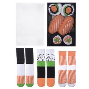 Calcetines Divertidos Personalizados con Diseño de Comida, Estilo Japonés, Calcetines Lindos para Mujer con Empaque Creativo - Product Image 2