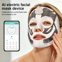 Máquina de Terapia Facial por Microcorriente, Aplicación con Mini Programa de Control, Masajeador Facial, Reafirmación de la Piel, Estimulación de la Absorción, Equipo de Belleza