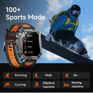 SENBONO AK86 <span class=keywords><strong>Smartwatch</strong></span> da Esterno con Assistente Vocale, IP68, Chiamate Wireless, Monitoraggio Frequenza Cardiaca, Tracciamento del Sonno, Grande <span class=keywords><strong>Smartwatch</strong></span> per Uomo - Product Image 4